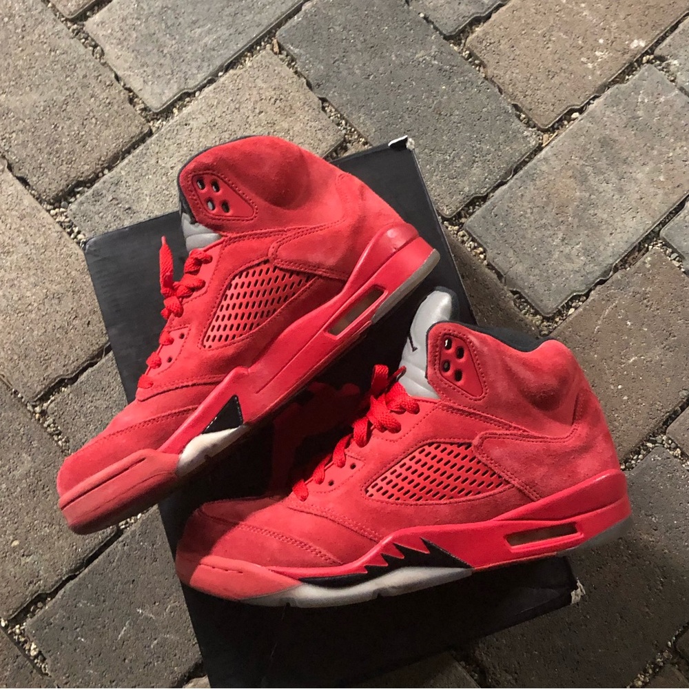 Jordan 5 Red Suede 8.5